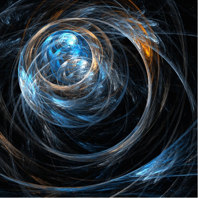 Over de hele wereld Abstracte kunst Staand Fotobeeldje (Voorkant)