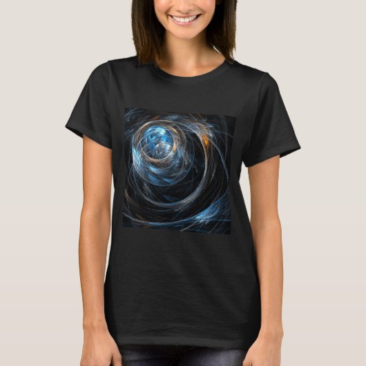 Over de hele wereld Abstracte kunst T-shirt (Voorkant)