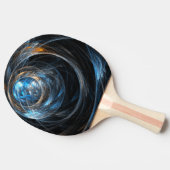Over de hele wereld Abstracte kunst Tafeltennisbatje (Zijkant)