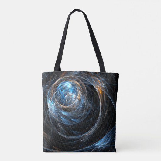 Over de hele wereld Abstracte kunst Tote Bag (Achterkant)