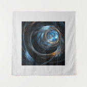 Over de hele wereld Abstracte kunst Wandkleed (Voorkant (horizontaal))