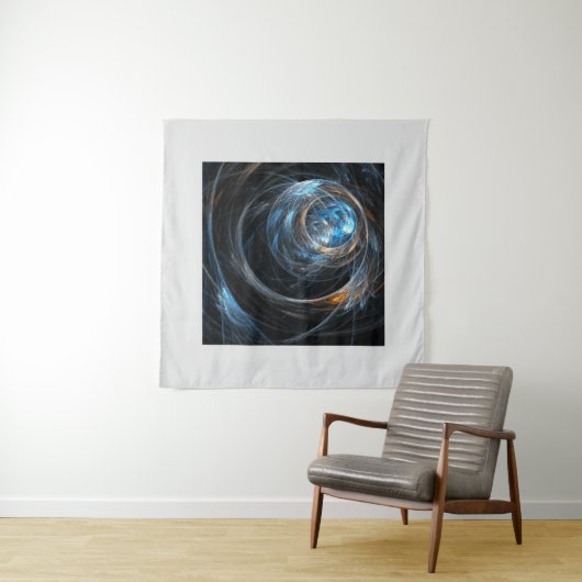 Over de hele wereld Abstracte kunst Wandkleed (In Situ (horizontaal))