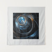 Over de hele wereld Abstracte kunst Wandkleed (Voorkant)