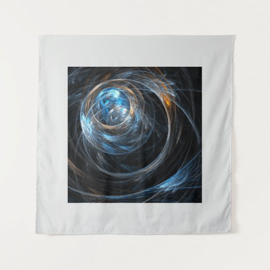 Over de hele wereld Abstracte kunst Wandkleed (Voorkant)