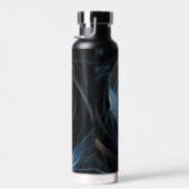 Over de hele wereld Abstracte kunst Waterfles (Rechts)