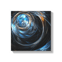 Over de hele wereld Abstracte kunst zwart-wit