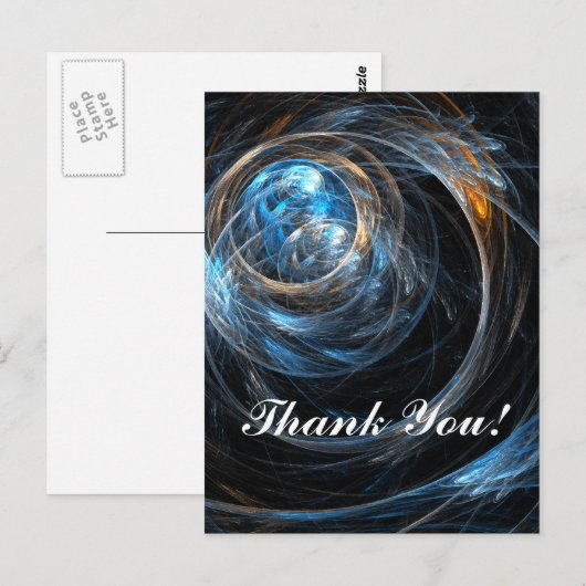 Over de hele wereld bedankt Briefkaart (Voorkant / Achterkant)