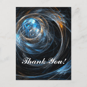 Over de hele wereld bedankt Briefkaart