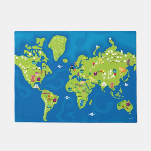 Over de hele wereld deurmat (Voorkant)