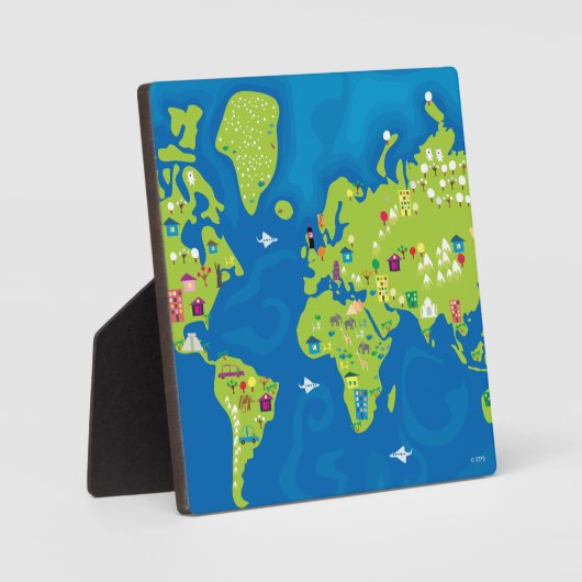 Over de hele wereld fotoplaat (Voorkant)