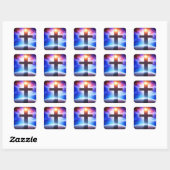 Over de hele wereld in de Sticker van de ruimte (Vel)