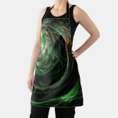 Over de hele wereld is het Abstracte Kunstgeschort Schort (Insitu)