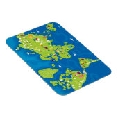 Over de hele wereld magneet (Rechterzijde)