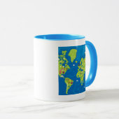 Over de hele wereld mok (Voorkant rechts)