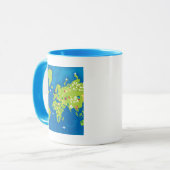 Over de hele wereld mok (Voorkant links)