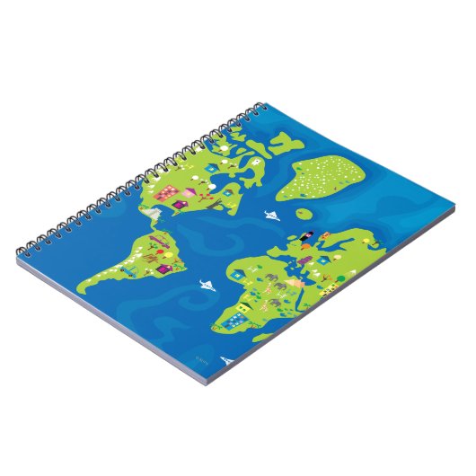 Over de hele wereld notitieboek (Linkerzijde)