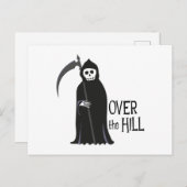 Over de heuvel briefkaart (Voorkant / Achterkant)