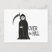 Over de heuvel briefkaart (Voorkant)