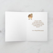 Over de heuvel Brother-in-Law Birthday Fun Duck Kaart (Binnen)