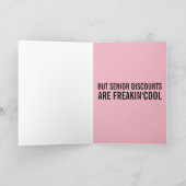 OVER DE HEUVEL GRAPPIGE WENSKAARTEN FEESTDAGEN KAART (Binnen)