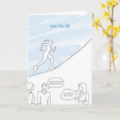 Over de heuvel kaart (Gele Bloem)
