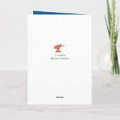 Over de heuvel, leuke oude verjaardag kaart (Achterkant)