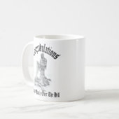 Over de heuvel, mok (Voorkant links)