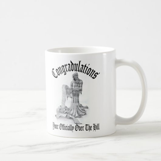 Over de heuvel, mok (Rechts)