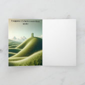 Over de Heuvel of Onder? Feestdagen Kaart (Binnen)