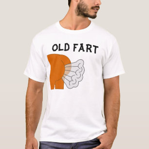 Over de heuvel, OUD FART, grappige Birthday t-shir T-shirt