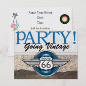 Over de heuvel - Route 66 Kaart (Voorkant / Achterkant)