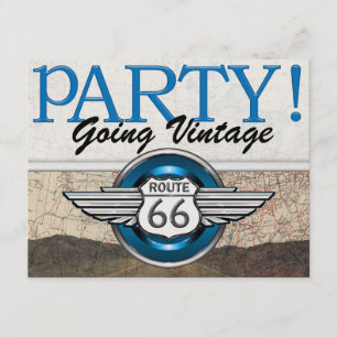Over de heuvel - Route 66 - Vintage Cars- SRF Kaart