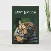 Over de heuvel Serieus Big Cat Nap Kaart (Voorkant)