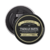 Over de heuvel: Verblijfsdag Rustic Persoonlijk ca Button Flesopener (Voorkant)