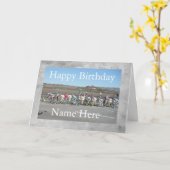 Over de heuvel - vogelkaart kaart (Gele Bloem)