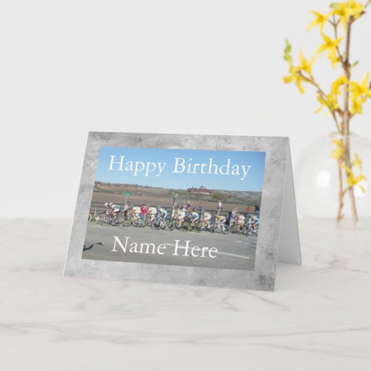 Over de heuvel - vogelkaart kaart (Gele Bloem)