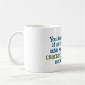 Over de heuvels en pijlen koffiemok (Links)