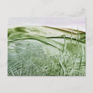 Over de heuvels, Encaustic Art Briefkaart
