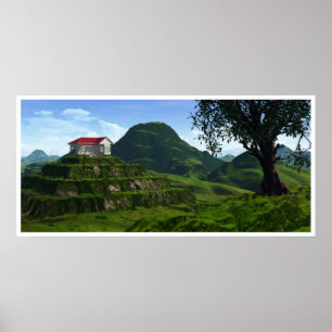 Over de heuvels poster