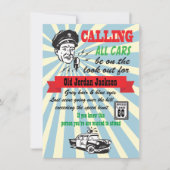 Over de heuvelsnelheidslimiet kopt uitnodiging op  (Voorkant)