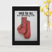 Over de Hill Birthday Kaart Bokshandschoenen (Gele Bloem)