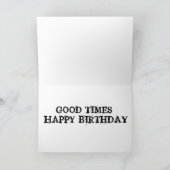 OVER DE HILL BIRTHDAY-KAARTEN VOOR HEM OUDE MANNEN KAART (Binnen)