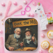Over de Hill Club 2 Papieren Bordje (Feest)