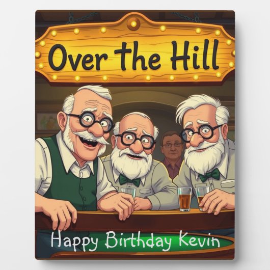 Over de Hill Club Fotoplaat (Voorkant)