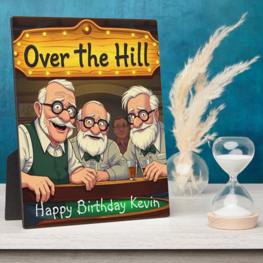 Over de Hill Club Fotoplaat (Zijkant)