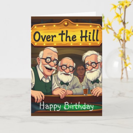 Over de Hill Club Kaart (Gele Bloem)