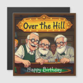 Over de Hill Club Magnetische Kaart (Voorkant / Achterkant)