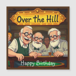 Over de Hill Club Magnetische Kaart