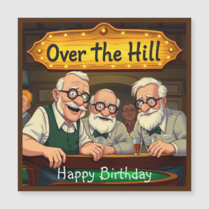 Over de Hill Club Magnetische Kaart