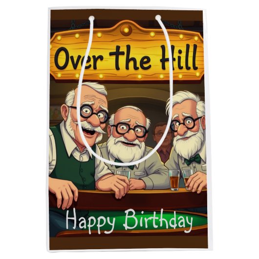 Over de Hill Club Medium Cadeauzakje (Voorkant)